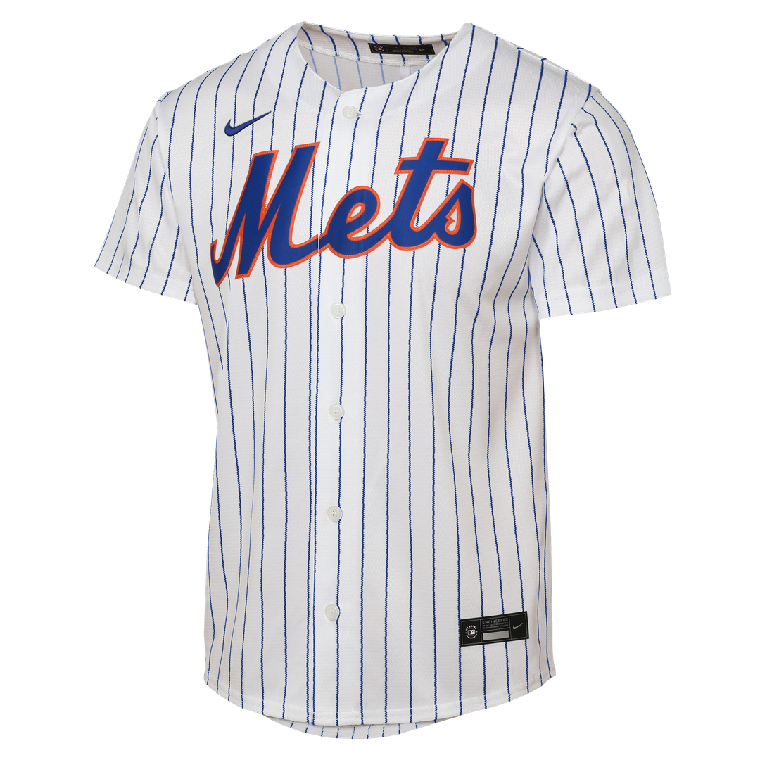 New York Mets Bo Bichette Nike Youth Home Baseline Jersey - White MLB Team Jersey Baseball Fan Apparel