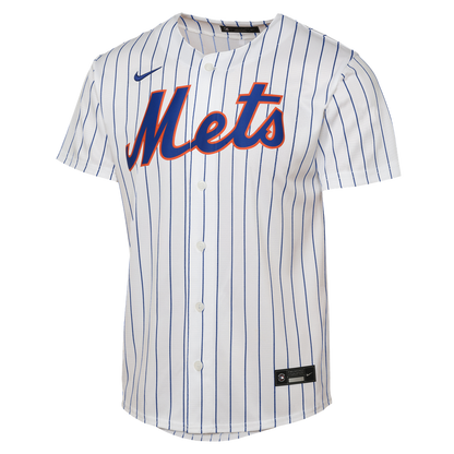 New York Mets Bo Bichette Nike Youth Home Baseline Jersey - White MLB Team Jersey Baseball Fan Apparel