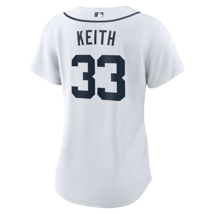 Detroit Tigers Colt Keith Nike Women's Home Replica Jersey - White MLB Team Jersey Baseball Fan Apparel