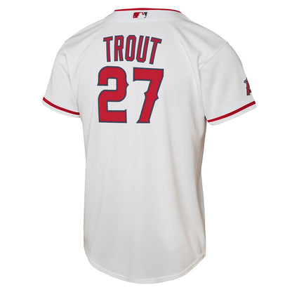 Los Angeles Angels Mike Trout Nike Youth Home Stadium Player Jersey - White MLB Team Jersey Baseball Fan Apparel