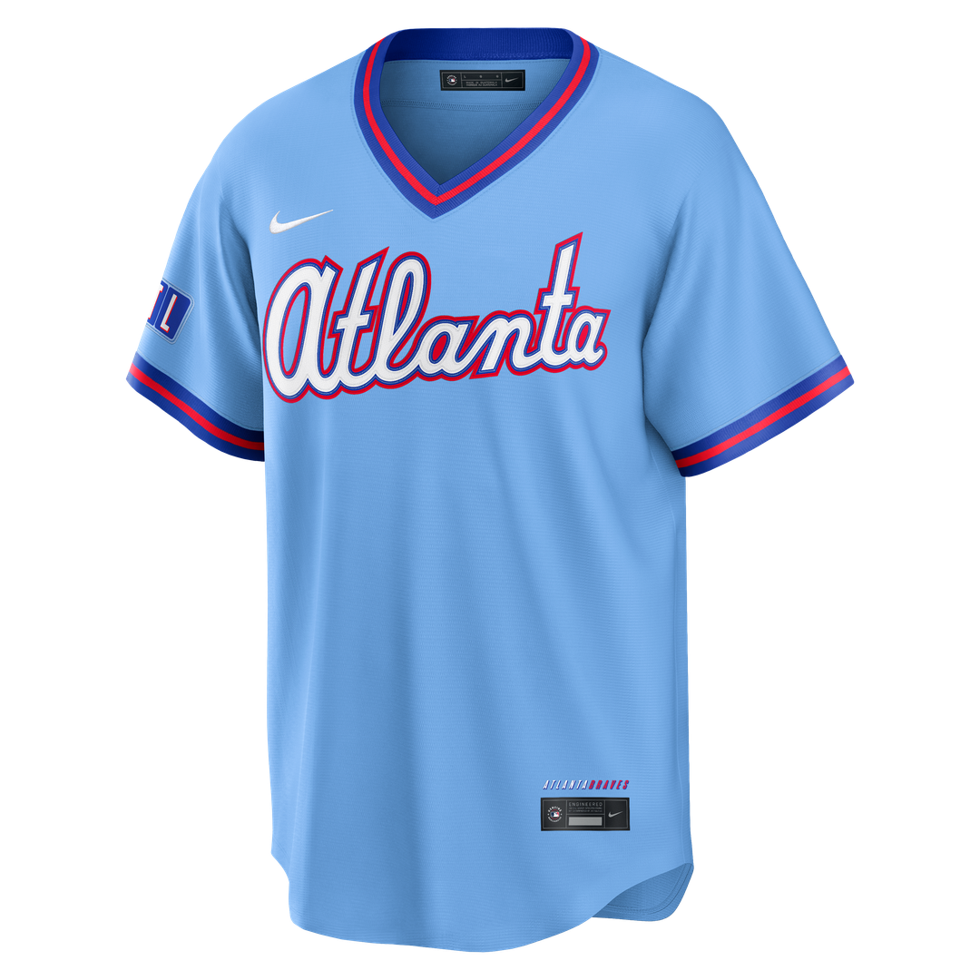 Atlanta Braves Nike 2026 City Connect Stadium Jersey - Powder Blue MLB Team Jersey Baseball Fan Apparel