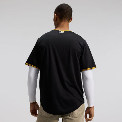 Pittsburgh Pirates Nike Alternate Replica Team Jersey - Black MLB Team Jersey Baseball Fan Apparel