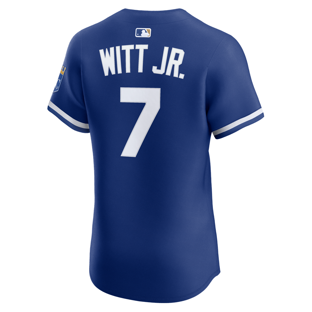 Kansas City Royals Bobby Witt Jr. Nike Home ElitePlayer Jersey - White MLB Team Jersey Baseball Fan Apparel
