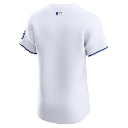 Kansas City Royals Nike Home Elite Jersey - White MLB Team Jersey Baseball Fan Apparel