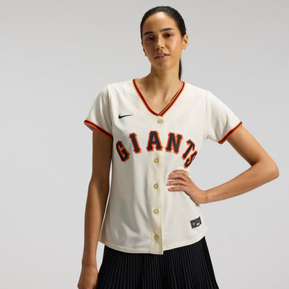 San Francisco Giants Nike Women's Home Replica Team Jersey - Cream MLB Team Jersey Baseball Fan Apparel