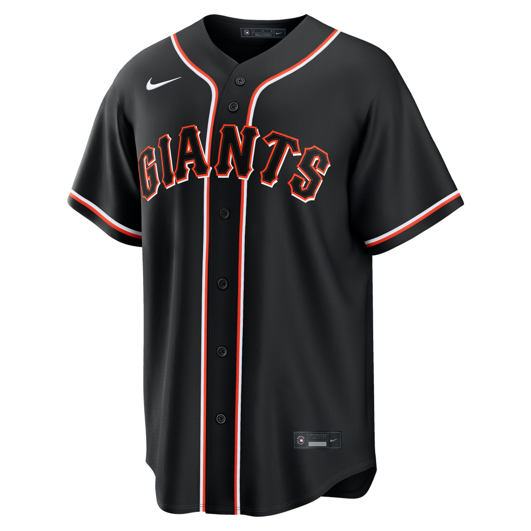 San Francisco Giants Jung Hoo Lee Nike Fashion Replica Black Out Jersey MLB Team Jersey Baseball Fan Apparel