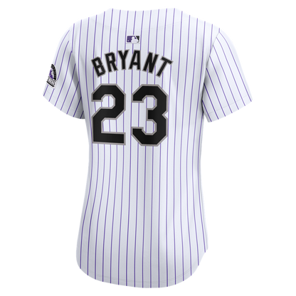 Colorado Rockies Kris Bryant Nike Women's Home Limited Player Jersey - White MLB Team Jersey Baseball Fan Apparel