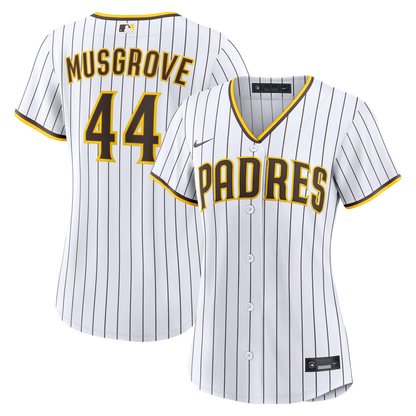 San Diego Padres Joe Musgrove Nike Women's Home Replica Jersey - White MLB Team Jersey Baseball Fan Apparel