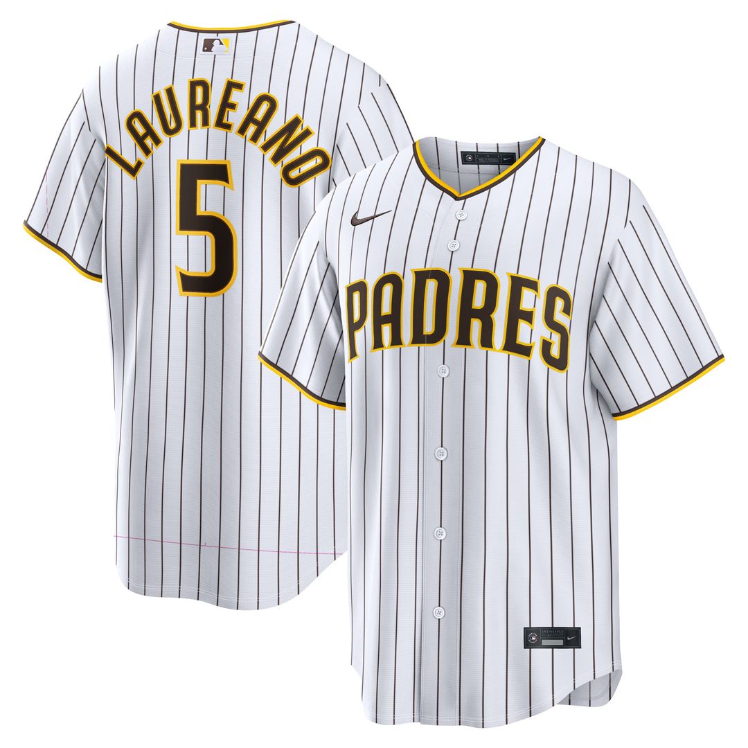 San Diego Padres Ramón Laureano Nike Home Replica Jersey - White MLB Team Jersey Baseball Fan Apparel