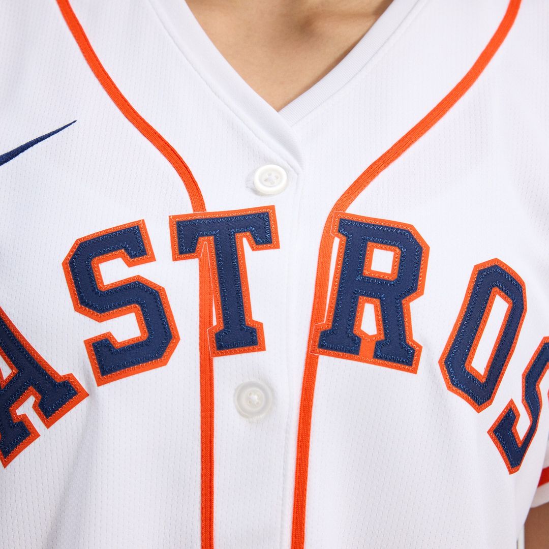 Houston Astros Nike Home Women's Limited Jersey - White MLB Team Jersey Baseball Fan Apparel
