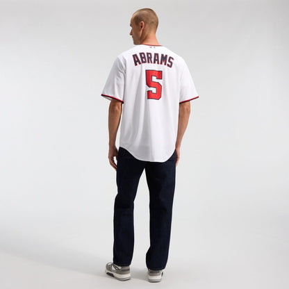 Washington Nationals CJ Abrams Nike Home Replica Jersey - White MLB Team Jersey Baseball Fan Apparel