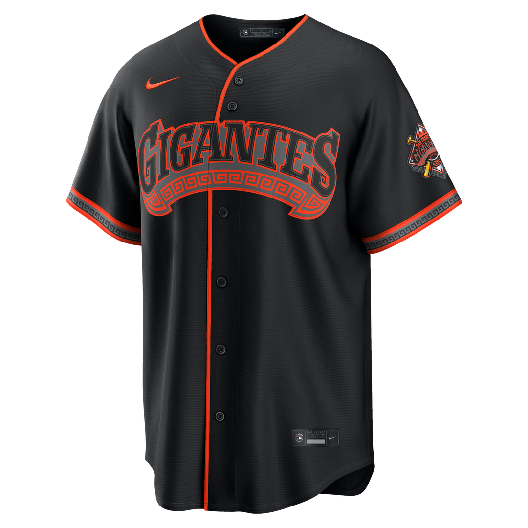 San Francisco Giants Rafael Devers Nike Alternate Stadium Jersey - Black MLB Team Jersey Baseball Fan Apparel