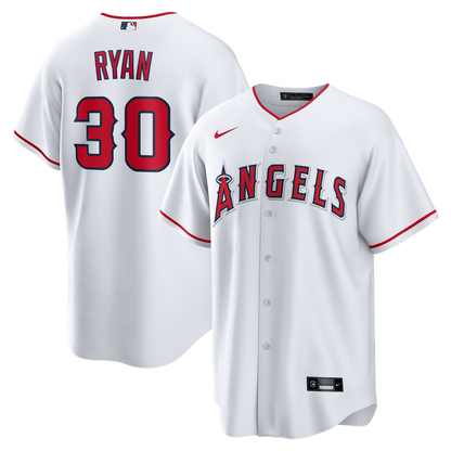 Los Angeles Angels Nolan Ryan Nike Home Retired Player Replica Jersey - White MLB Team Jersey Baseball Fan Apparel