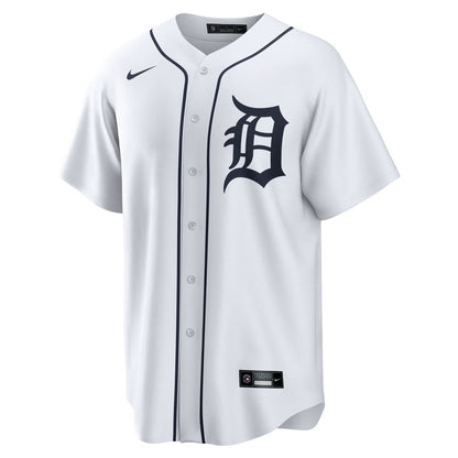 Detroit Tigers Gleyber Torres Nike Home Replica Jersey - White MLB Team Jersey Baseball Fan Apparel