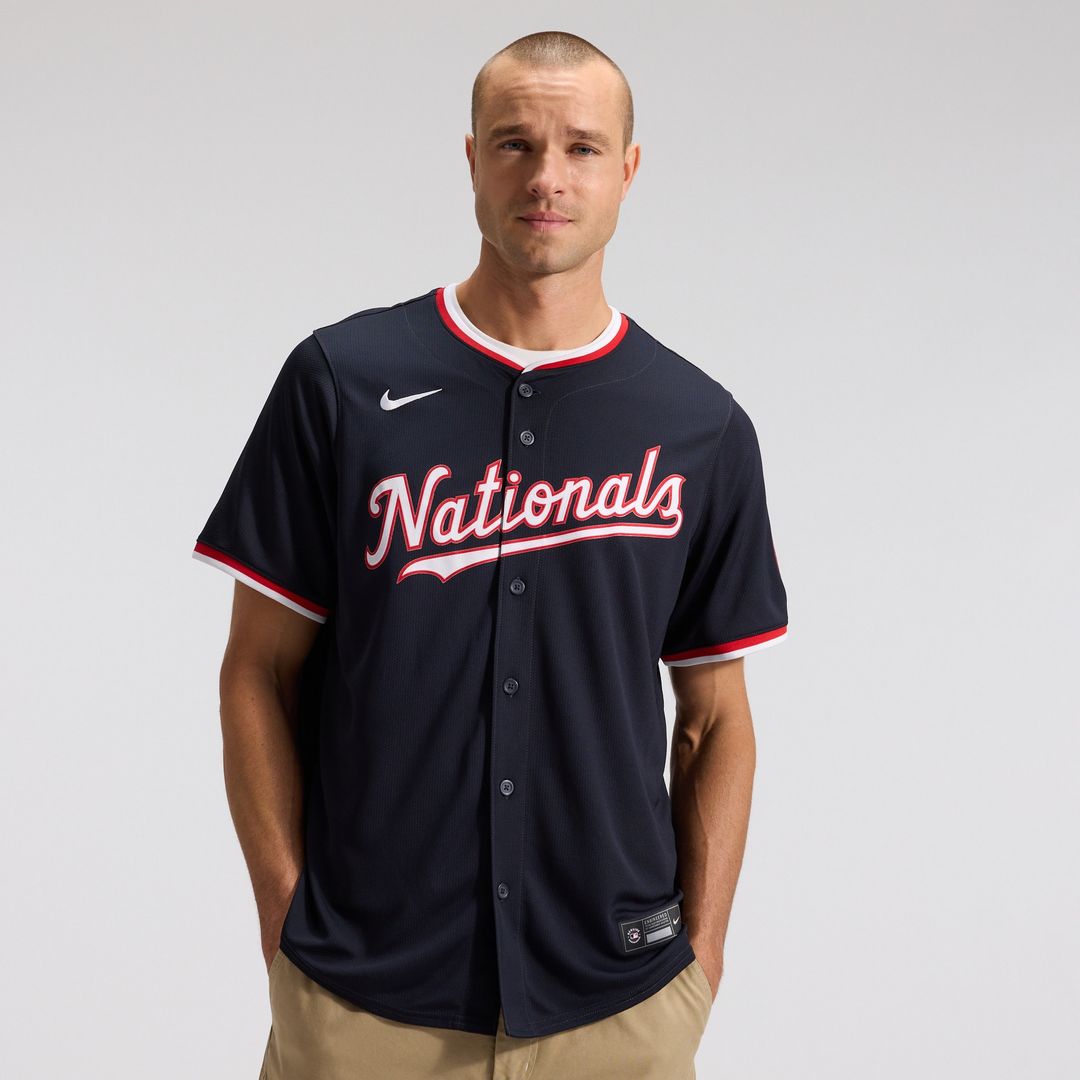 Washington Nationals James Wood Nike Alternate Limited Player Jersey - Navy MLB Team Jersey Baseball Fan Apparel