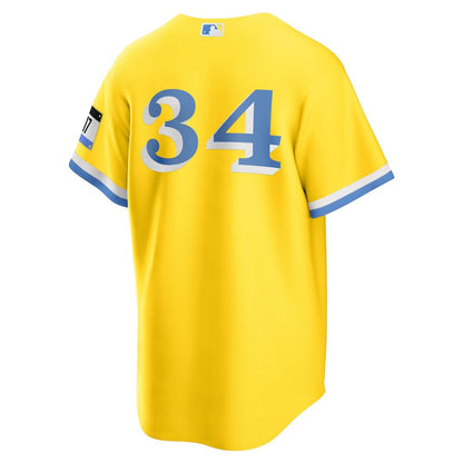 Boston Red Sox David Ortiz Nike Retired Player City Connect Replica Jersey - Gold MLB Team Jersey Baseball Fan Apparel
