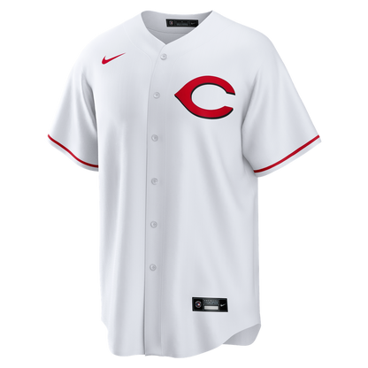 Cincinnati Reds Elly De La Cruz Nike Alternate 2 Replica Jersey - White MLB Team Jersey Baseball Fan Apparel