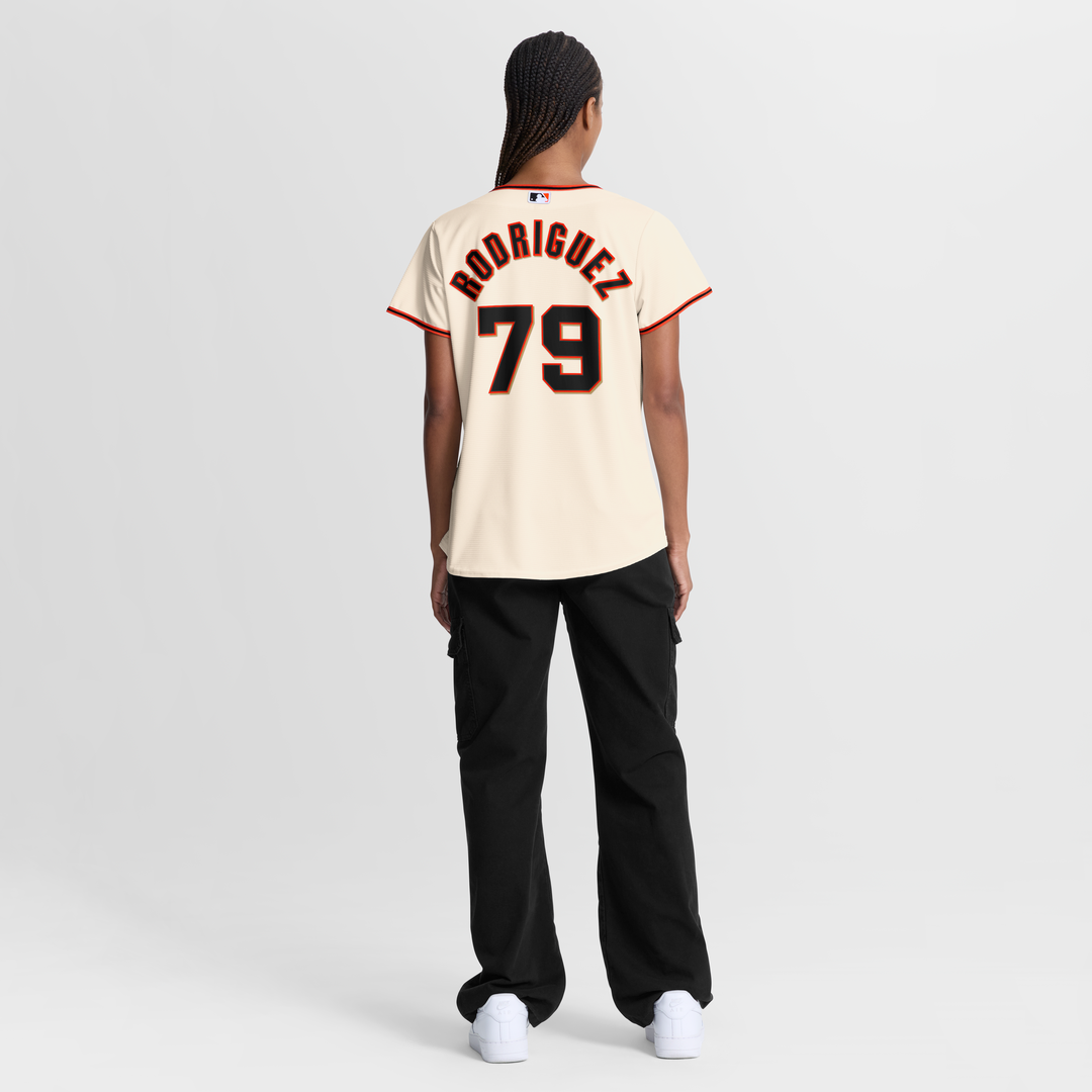 San Francisco Giants Jesus Rodriguez Nike Women's Home Replica Jersey - Cream MLB Team Jersey Baseball Fan Apparel