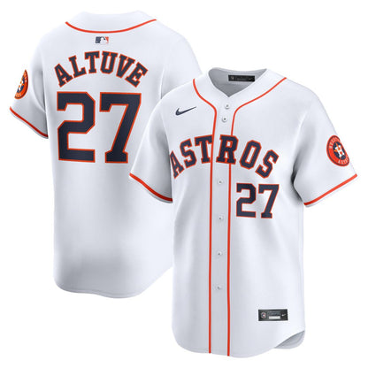 Houston Astros Jose Altuve Nike Youth Home Limited Player Jersey - White MLB Team Jersey Baseball Fan Apparel