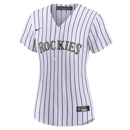 Colorado Rockies Charlie Blackmon Nike Women's Home Replica Player Jersey - White MLB Team Jersey Baseball Fan Apparel