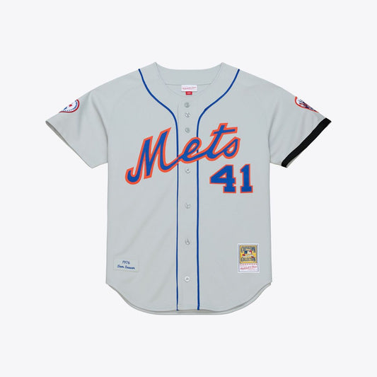 New York Mets Tom Seaver Mitchell & Ness 1976 Authentic Jersey - Gray MLB Team Jersey Baseball Fan Apparel