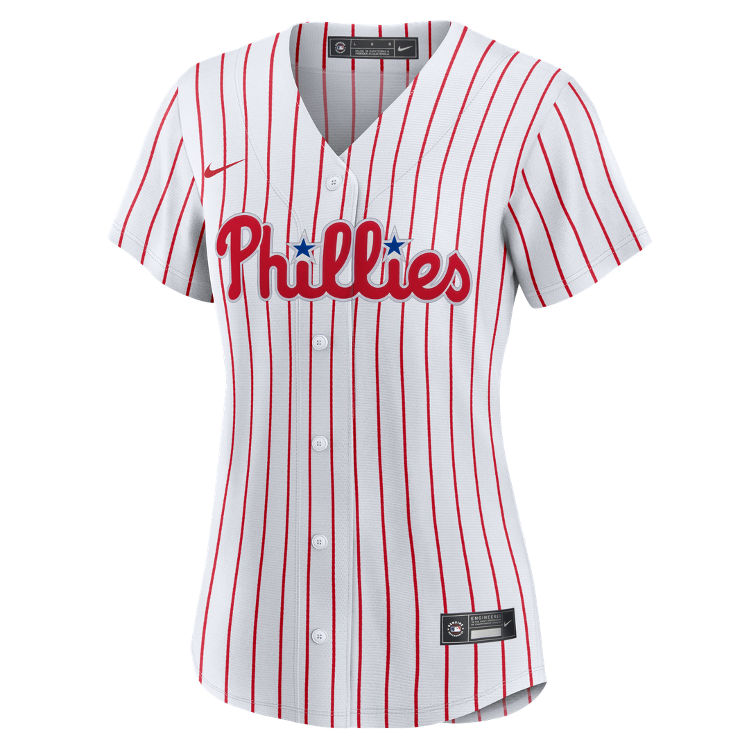 Philadelphia Phillies Nike Women's Home Replica Team Jersey - White MLB Team Jersey Baseball Fan Apparel