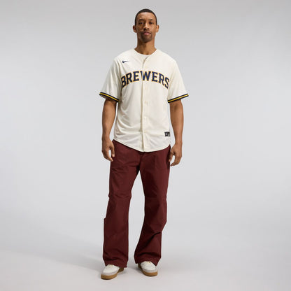 Milwaukee Brewers Nike Alternate Replica Team Jersey - Navy MLB Team Jersey Baseball Fan Apparel