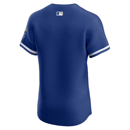 Kansas City Royals Nike Alternate Vapor Premier Elite Patch Jersey - Royal MLB Team Jersey Baseball Fan Apparel
