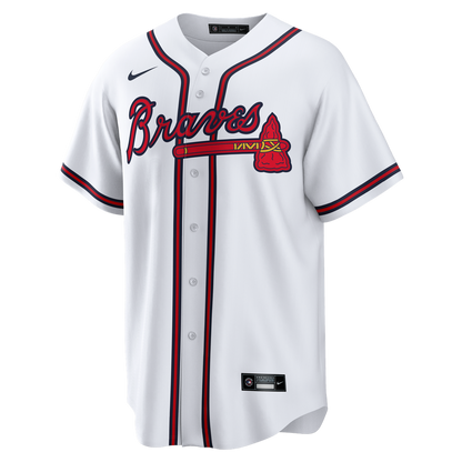 Atlanta Braves Nike Home Big & Tall Replica Jersey - White MLB Team Jersey Baseball Fan Apparel