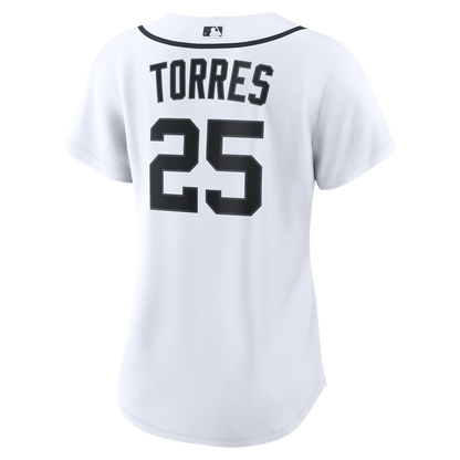 Detroit Tigers Gleyber Torres Nike Women's Home Replica Jersey - White MLB Team Jersey Baseball Fan Apparel