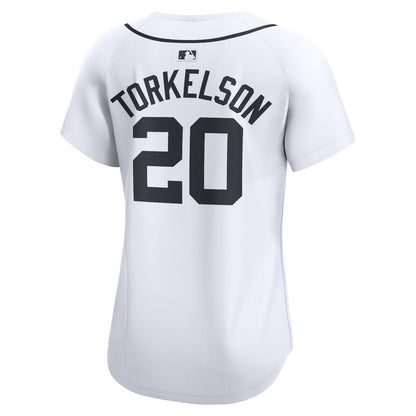 Detroit Tigers Spencer Torkelson Nike Women's Home Limited Player Jersey - White MLB Team Jersey Baseball Fan Apparel