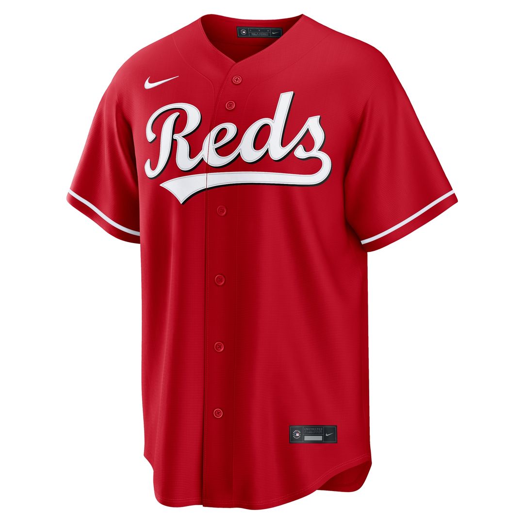 Cincinnati Reds Elly De La Cruz Nike Alternate Replica Jersey - Red MLB Team Jersey Baseball Fan Apparel