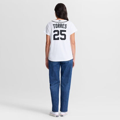 Detroit Tigers Gleyber Torres Nike Women's Home Replica Jersey - White MLB Team Jersey Baseball Fan Apparel