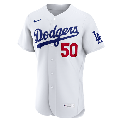 Los Angeles Dodgers Mookie Betts Nike Home Authentic Jersey - White MLB Team Jersey Baseball Fan Apparel