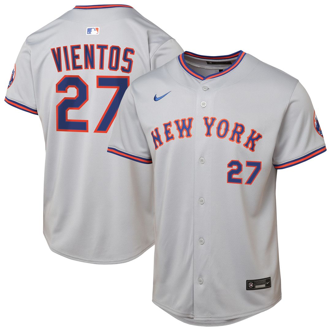 New York Mets Mark Vientos Nike Youth Alternate 2 Limited Jersey - Royal MLB Team Jersey Baseball Fan Apparel