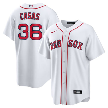 Boston Red Sox Triston Casas Nike Home Replica Jersey - White MLB Team Jersey Baseball Fan Apparel