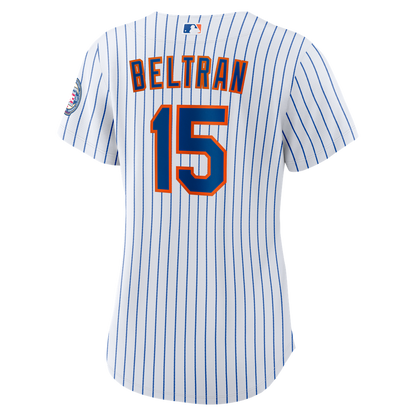 New York Mets Carlos Beltran Nike Women's 2026 Baseball Hall of Fame Retired Player Replica Jersey - White MLB Team Jersey Baseball Fan Apparel