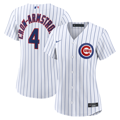 Chicago Cubs Pete Crow - Armstrong Nike Women's Home Replica Jersey - White MLB Team Jersey Baseball Fan Apparel