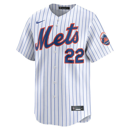 New York Mets Juan Soto Nike Home Limited Jersey - White MLB Team Jersey Baseball Fan Apparel