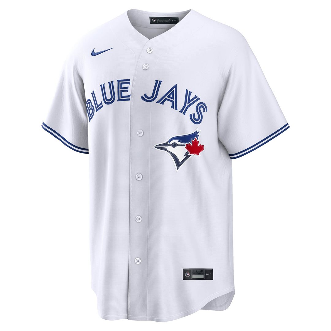 Toronto Blue Jays Ernie Clement Nike Home Replica Jersey - White MLB Team Jersey Baseball Fan Apparel