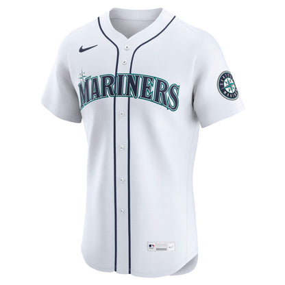 Seattle Mariners Julio Rodríguez Nike Home Elite Jersey - White MLB Team Jersey Baseball Fan Apparel