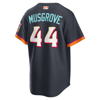 San Diego Padres Joe Musgrove Nike 2026 City Connect Stadium Jersey - Obsidian MLB Team Jersey Baseball Fan Apparel