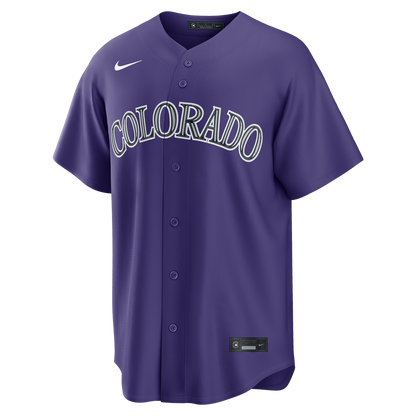 Colorado Rockies Nike Alternate Replica Jersey - Purple MLB Team Jersey Baseball Fan Apparel