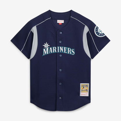 Seattle Mariners Felix Hernandez Mitchell & Ness Cooperstown Batting Practice Jersey - Navy MLB Team Jersey Baseball Fan Apparel