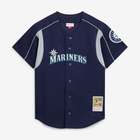 Seattle Mariners Felix Hernandez Mitchell & Ness Cooperstown Batting Practice Jersey - Navy MLB Team Jersey Baseball Fan Apparel