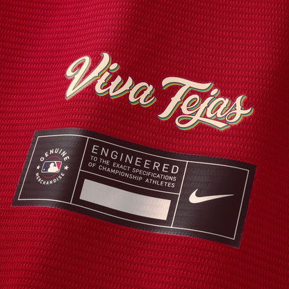 Texas Rangers Joc Pederson Nike 2026 City Connect Stadium Jersey - Red MLB Team Jersey Baseball Fan Apparel