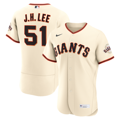 San Francisco Giants Jung Hoo Lee Nike Home Authentic Jersey - Cream MLB Team Jersey Baseball Fan Apparel