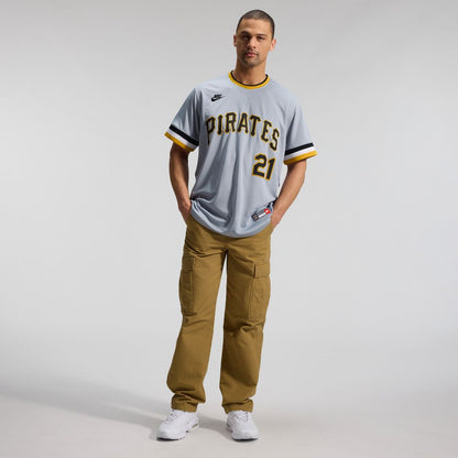 Pittsburgh Pirates Roberto Clemente Nike Throwback Cooperstown Limited Jersey - Gray MLB Team Jersey Baseball Fan Apparel