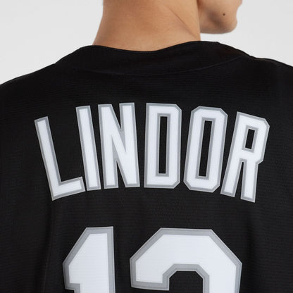 New York Mets Francisco Lindor Nike Replica Player Jersey - Black MLB Team Jersey Baseball Fan Apparel