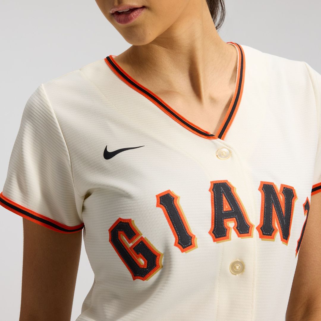 San Francisco Giants Nike Women's Home Replica Team Jersey - Cream MLB Team Jersey Baseball Fan Apparel